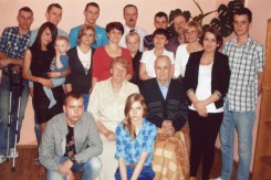 Wspólne zdjęcie jubilatów i całej rodziny (fot. arch. prywatne)