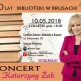 Koncert Katarzyny Żak na 70-lecie biblioteki