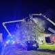 Nocny pożar budynku mieszkalnego w Chojnicach