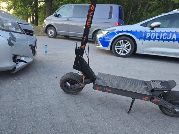 Kolejny wypadek z udziałem hulajnogi. Potrącony 15-latek trafił do szpitala