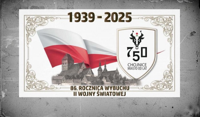 Zaproszenie na obchody wybuchu II Wojny Światowej