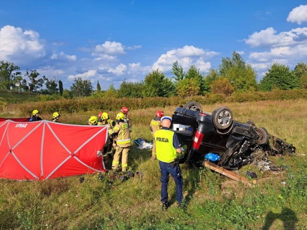 Tragiczny wypadek na obwodnicy Chojnic. Jedna osoba nie żyje
