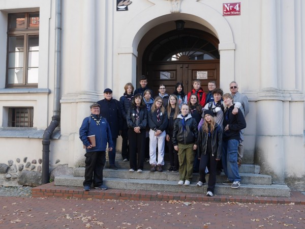 Chojniccy harcerze uczcili ppłk. Stefana Łukowicza
