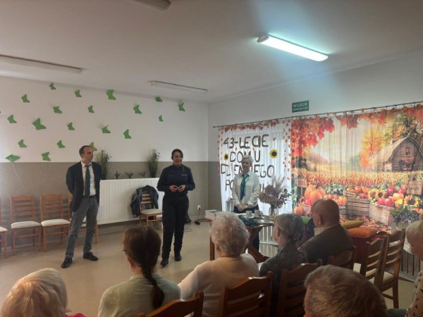 Spotkanie z seniorami o bezpieczeństwie