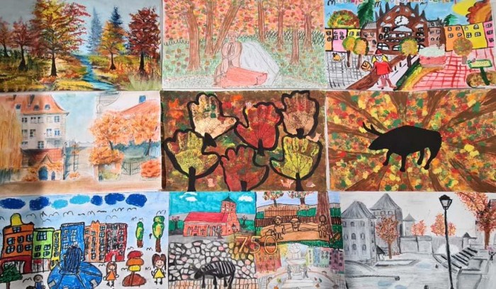 Wyniki Powiatowego Konkursu Plastycznego 'Barwy Jesieni'