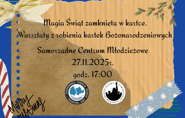 Magia Świąt zamknięta w kartce. Warsztaty z robienia kartek Bożonarodzeniowych