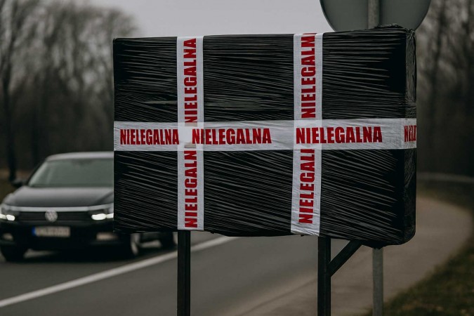 Wójt chce rozbiórki nielegalnych reklam w Gminie Chojnice