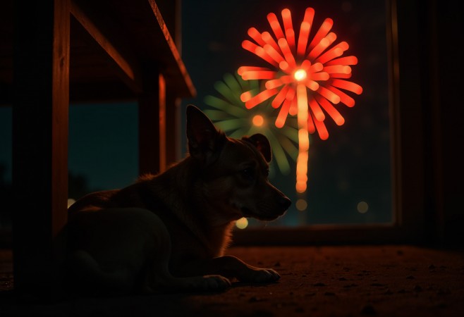 Fajerwerki kontra futrzaki: nierówna sylwestrowa walka