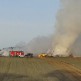 Pożar na polu w Jarcewie