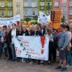 Nauczyciele i uczniowie manifestowali w centrum Chojnic