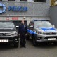 Dwie terenowe Toyoty Hilux zasiliły flotę chojnickiej Policji