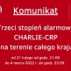 Uwaga! Trzeci stopień alarmowy CRP (CHARLIE–CRP) 