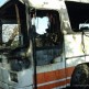 Pożar autobusu szkolnego