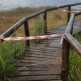 Kładka na jeziorze Gacno Wielkie chwilowo zamknięta