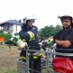 Druhowie z czerskiego OSP uratowali młode bociany