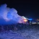 Nocny pożar ciężarówki w Jeziorkach