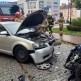 Czołowe zderzenie dwóch pojazdów w Chojnicach