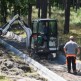 Trwa budowa ścieżki rowerowej w kierunku Fojutowa