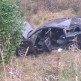 Samochód zjechał do nasypu! Jedna osoba w szpitalu