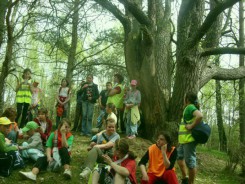 Uczestnicy zeszłorocznego rajdu rowerowego.