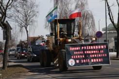 Fot. mp W marcu br. odbył się protest kierowców domagających się remontu drogi nr 22.