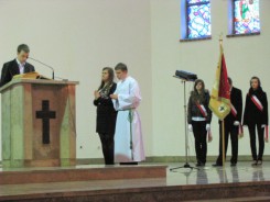 Uroczysta msza w kościele MBKP w dniu Święta Gimnazjum nr 1- 1.04.2011