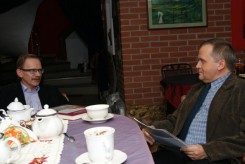 Ostatnio gościem kawiarenki był Mirosław Janowski, przewodniczący RM.
