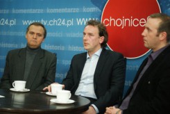 Uczestnicy Bez Montażu z 27.02. - M.Brunka, M.Szczepański i W.Rolbiecki