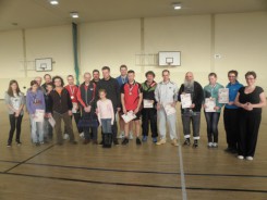 Uczestnicy turnieju tenisa 