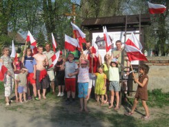 Uczestnicy Święta Flagi w Ciechocinie. Fot. nadesłane