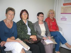 Krystyna Szprega z Brus, Maria Toczyska z Brus, Felicja Pałubicka z Rolbika oraz Danuta Singer z Brus.