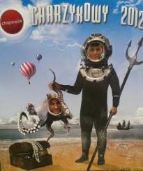 Panowie Grzegorz i Piotr najpierw pomogli nam postawić ściankę, a potem strzelili sobie fotkę. 