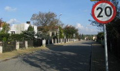 Ulica Jabłoniowa na osiedlu Słonecznym.