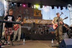 Zespół Layo z Chojnic podczas Dnia Kultury Młodzieżowej.