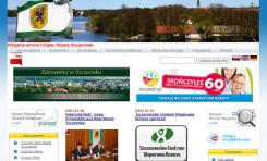 Główna strona witryny miasta Szczecinek.