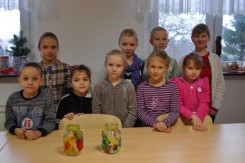 Dzieci z Silna i ich prace.