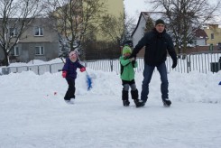 We wtorek na łyżwy wybrała się rodzina państwa Byszewskich. 