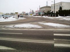 Na tym skrzyżowaniu ulic Mickiewicza, Zielonej i Derdowskiego ma powstać tzw. rondo biszkoptowe.