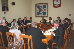 Radni gminy Brusy podczas obrad sesji z 26 marca 2013.