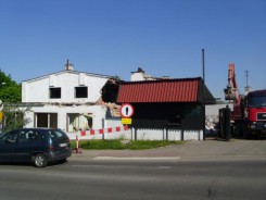 Trwa rozbiórka budynku byłego przedszkola przy ul. Kilińskiego.