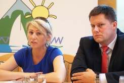 Władze SITY Pomorze: prezes Magdalena Adamkiewicz i wiceprezes Andrzej Dziewanowski.