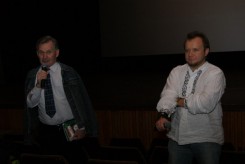 Spotkanie z reżyserem Szymonem J. Wróblem poprowadził Kazimierz Rink. 