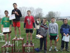 Damian Rudnik na podium