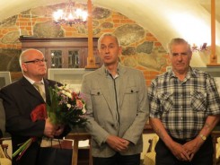 Od lewej: Zbigniew Prochowski, Leszek Chamier Cieminski i Ignacy Ginter.