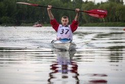 Grzegorz Redzimski triumfował na dystansie 500 m sam i w dwójce. 