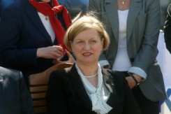 Anna Fotyga była w Chojnicach w maju br. podczas Prawyborów do Europarlamentu.