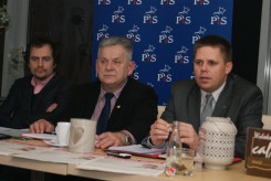 Od prawej: Bartosz Bluma, Aleksander Mrówczyński i Marcin Wałdoch. 