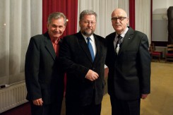 Od prawej: Bogdan Kuffel, Grzegorz Pieńkowski i Kazimierz Rink.