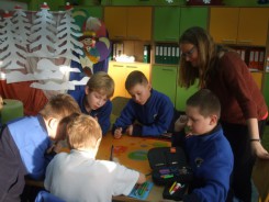 W zajęciach wzięła udział m.in. klasa II c.