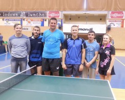 Od lewej S. Januszewski, M. Żychliński, M. Brieger, R. Megger, A. Domachowska. 